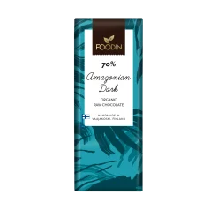 Amazonian dark -raakasuklaa 70%, 40 g