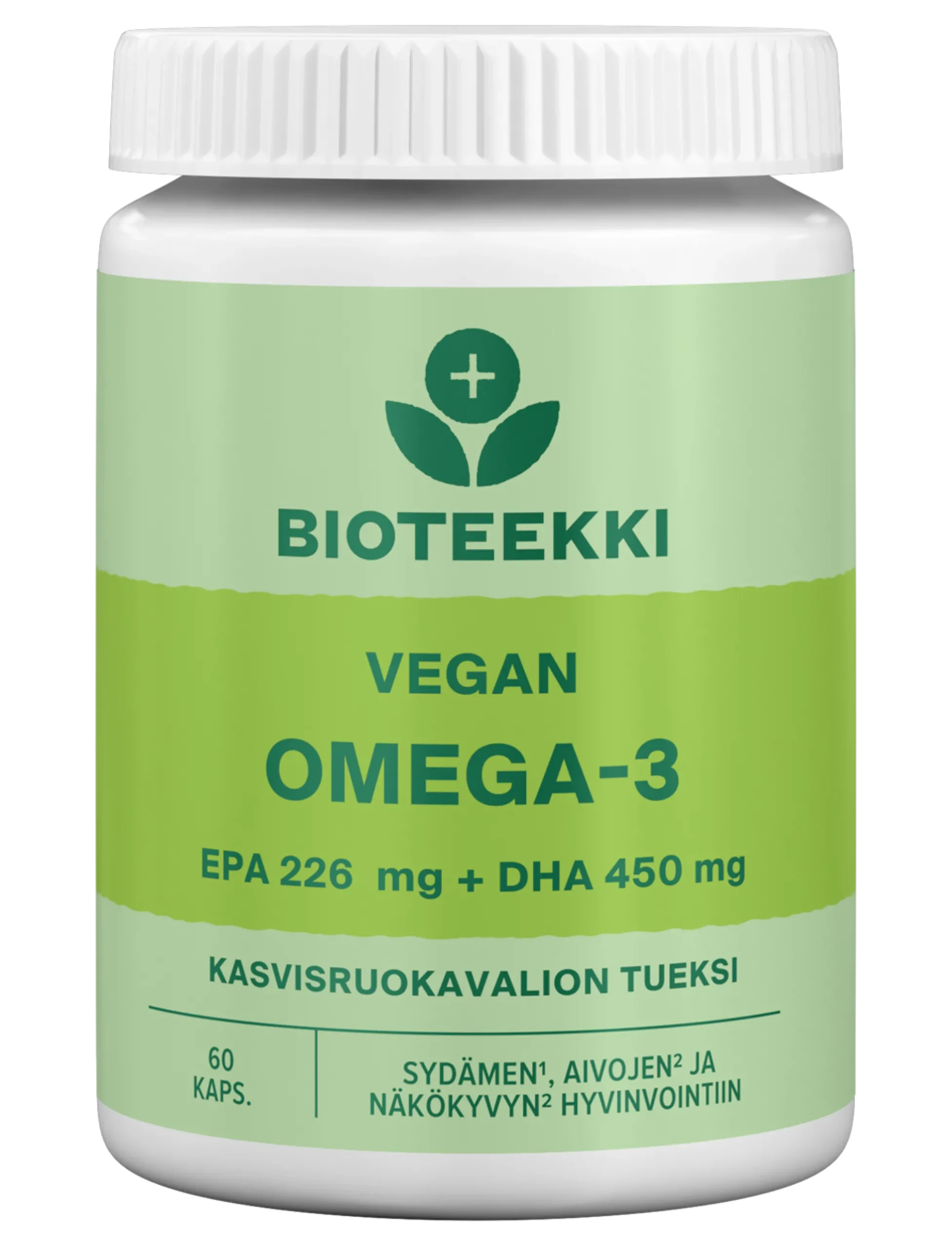 Bioteekki Vegan Omega-3 60 kaps.