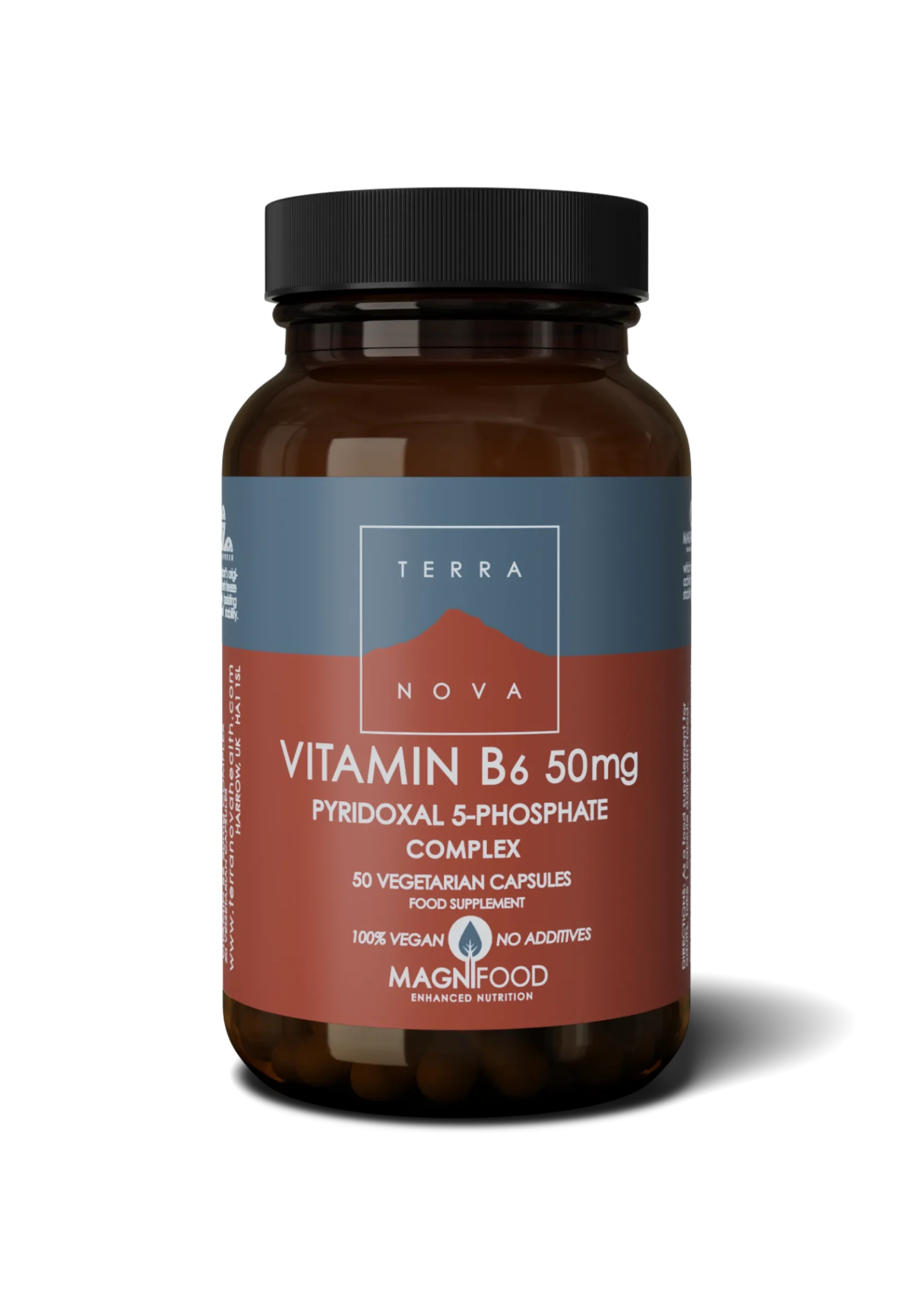 B6-vitamiini P5-P 50mg, 50 kpl (Vitamin B6 50 mg Pyridoxal 5-phosphate complex), 27 g
