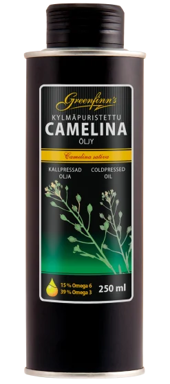 Camelinaöljy (kitupellavaöljy, ruistankioöljy), 250 ml