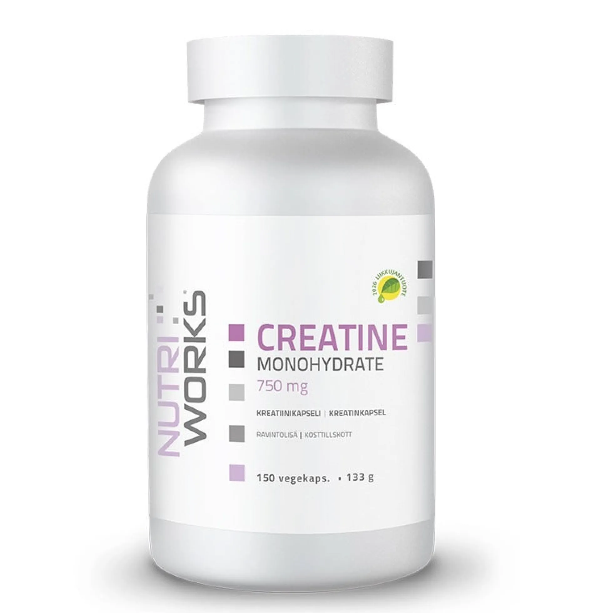 Creatine Monohydrate 750 mg, 150 kaps