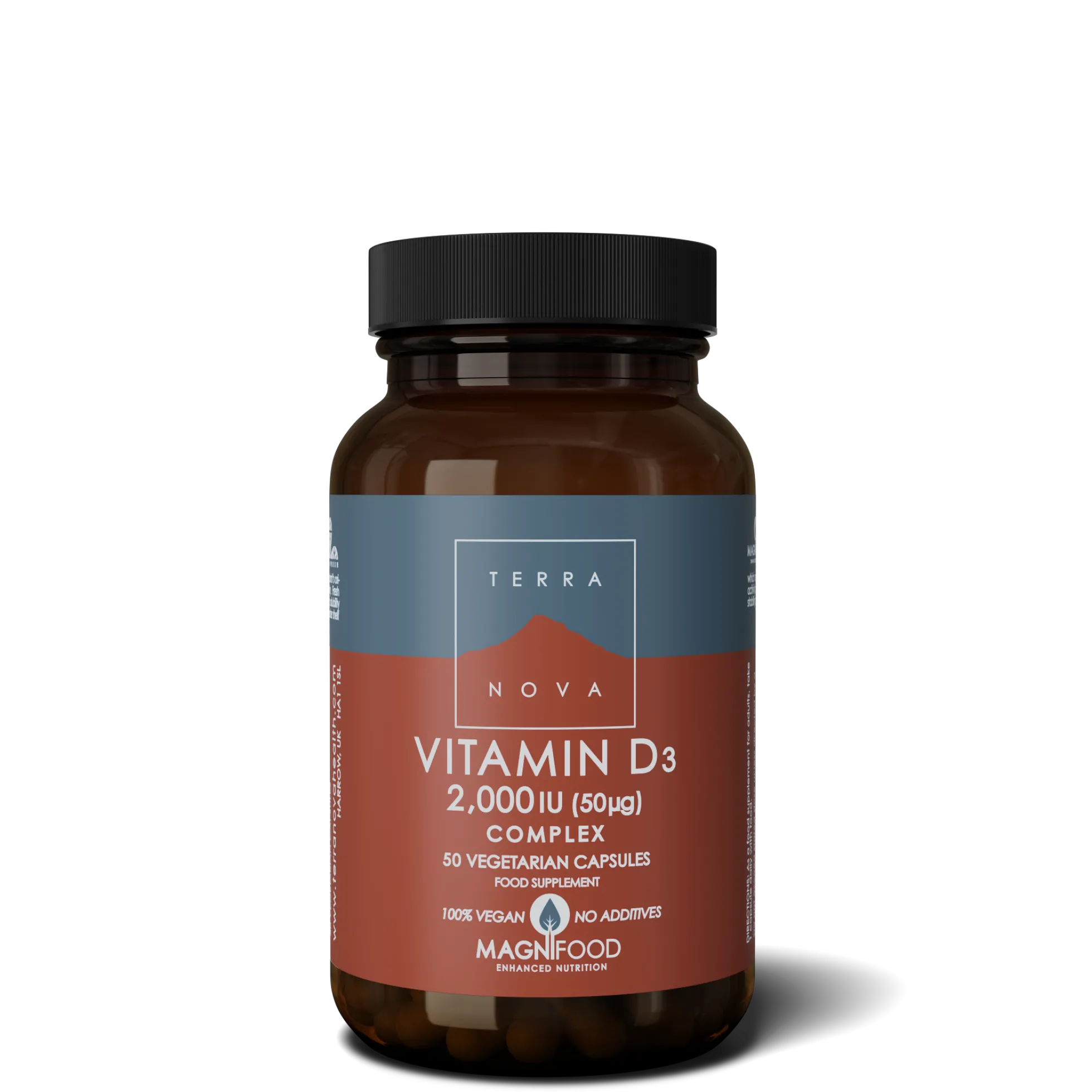 D3-vitamiini 50 ug, vegaaninen (D-vitamiini), 37 g