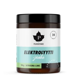 Elektrolyyttijauhe, sitruuna & lime, 120 g