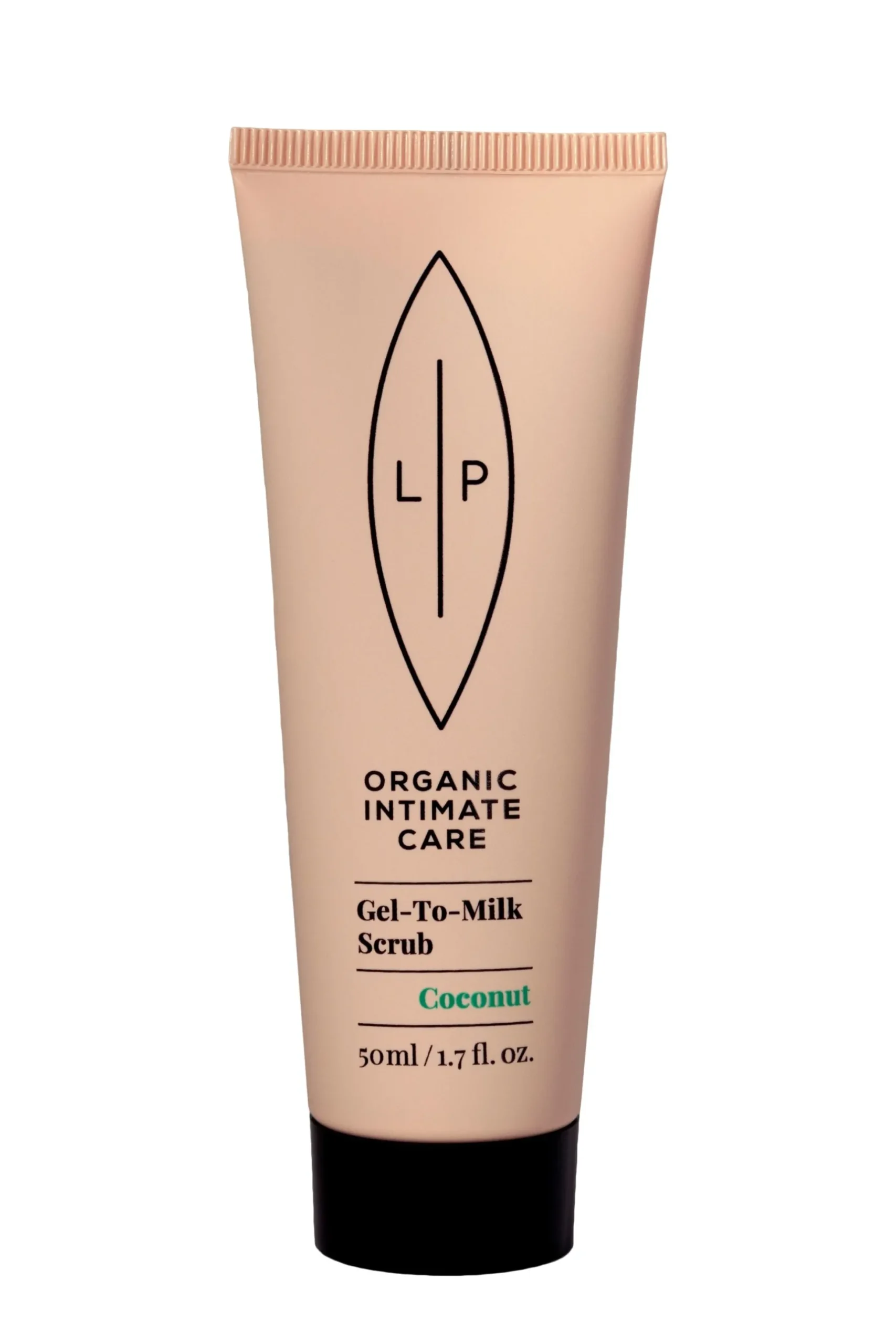 Gel-to-milk Scrub, Coconut, 50 ml - kuorintavoide intiimialueelle