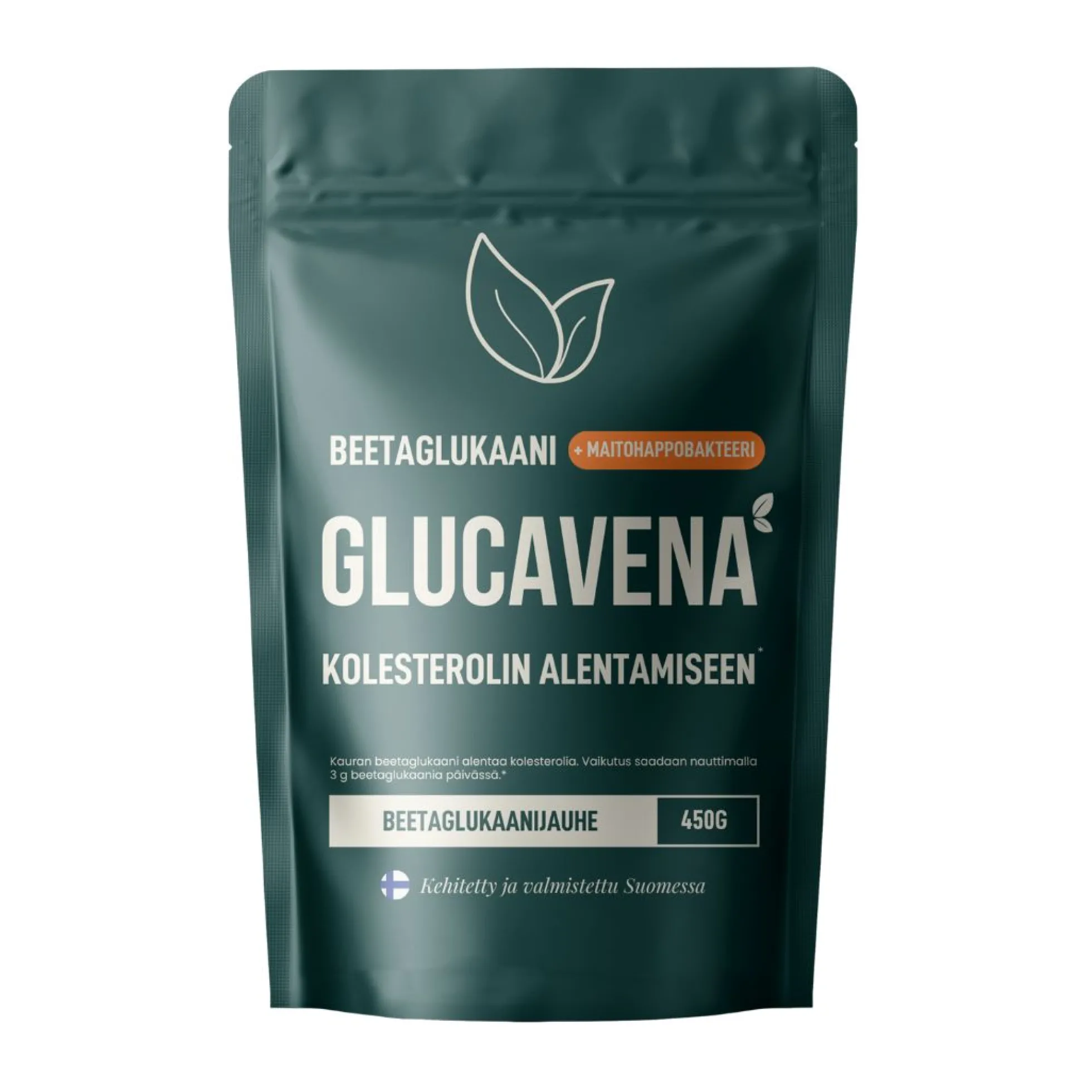 Glucavena, beetaglukaani, 450 g