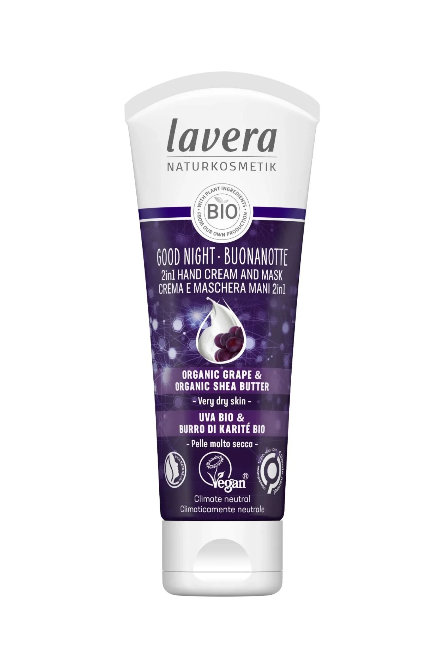 Käsivoide ja -naamio Good Night, 75 ml