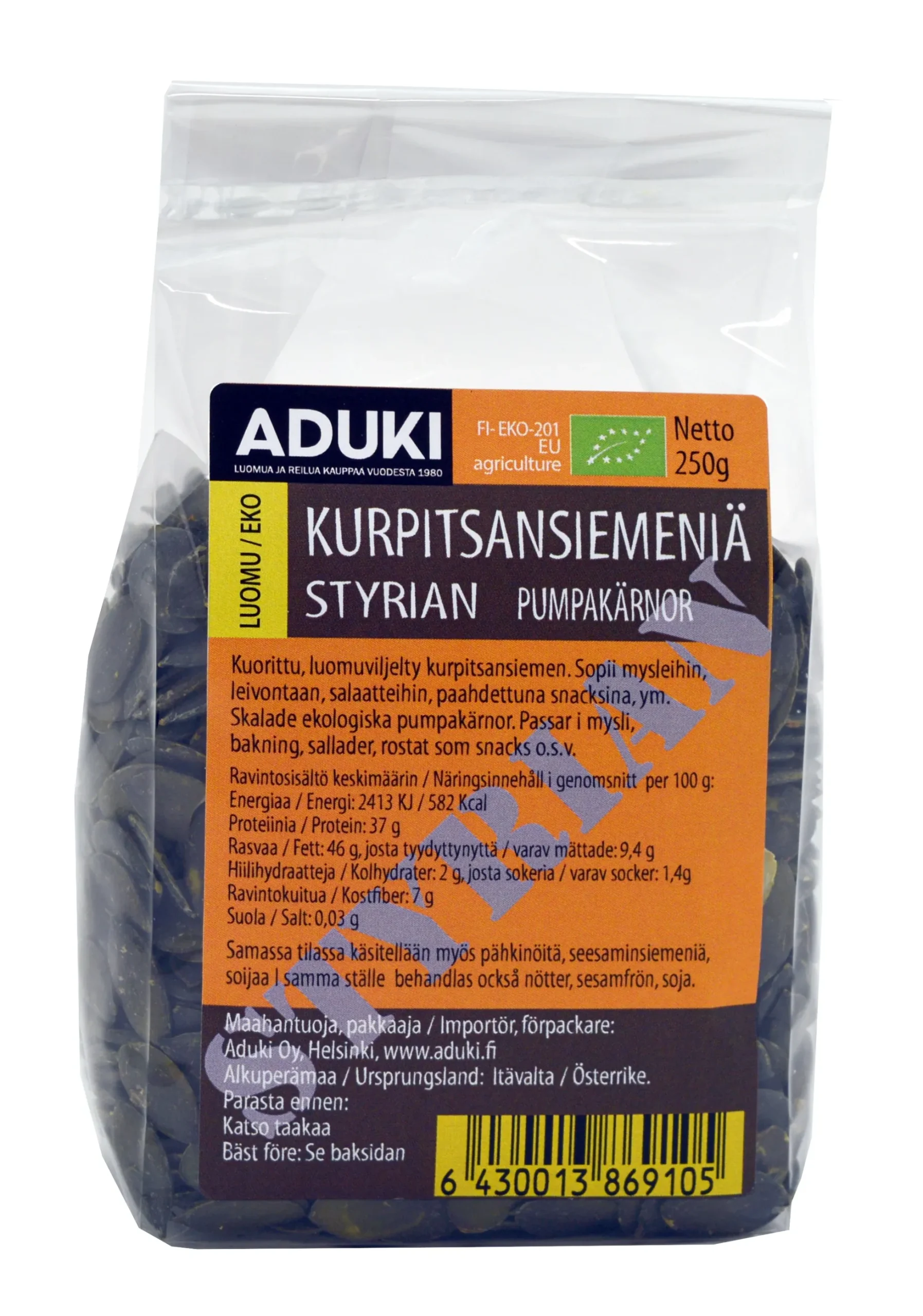 Kurpitsansiemen, Styrian, 250 g