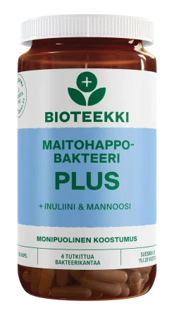 Maitohappobakteeri Plus, 100 kaps.