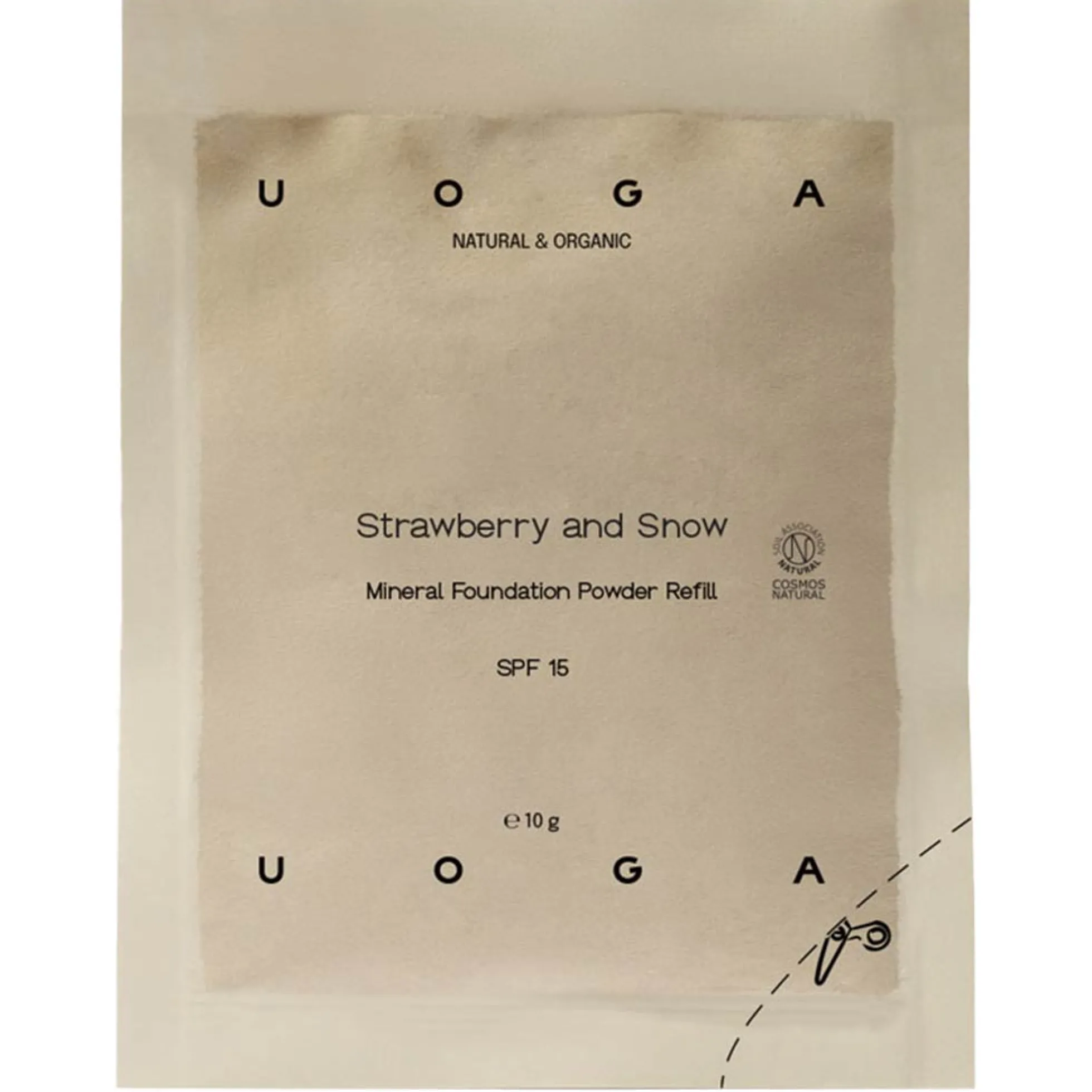 Mineral Powder Refill SPF15 636 Strawberry and Snow, 10 g - mineraalimeikkipohja täyttöpakkaus