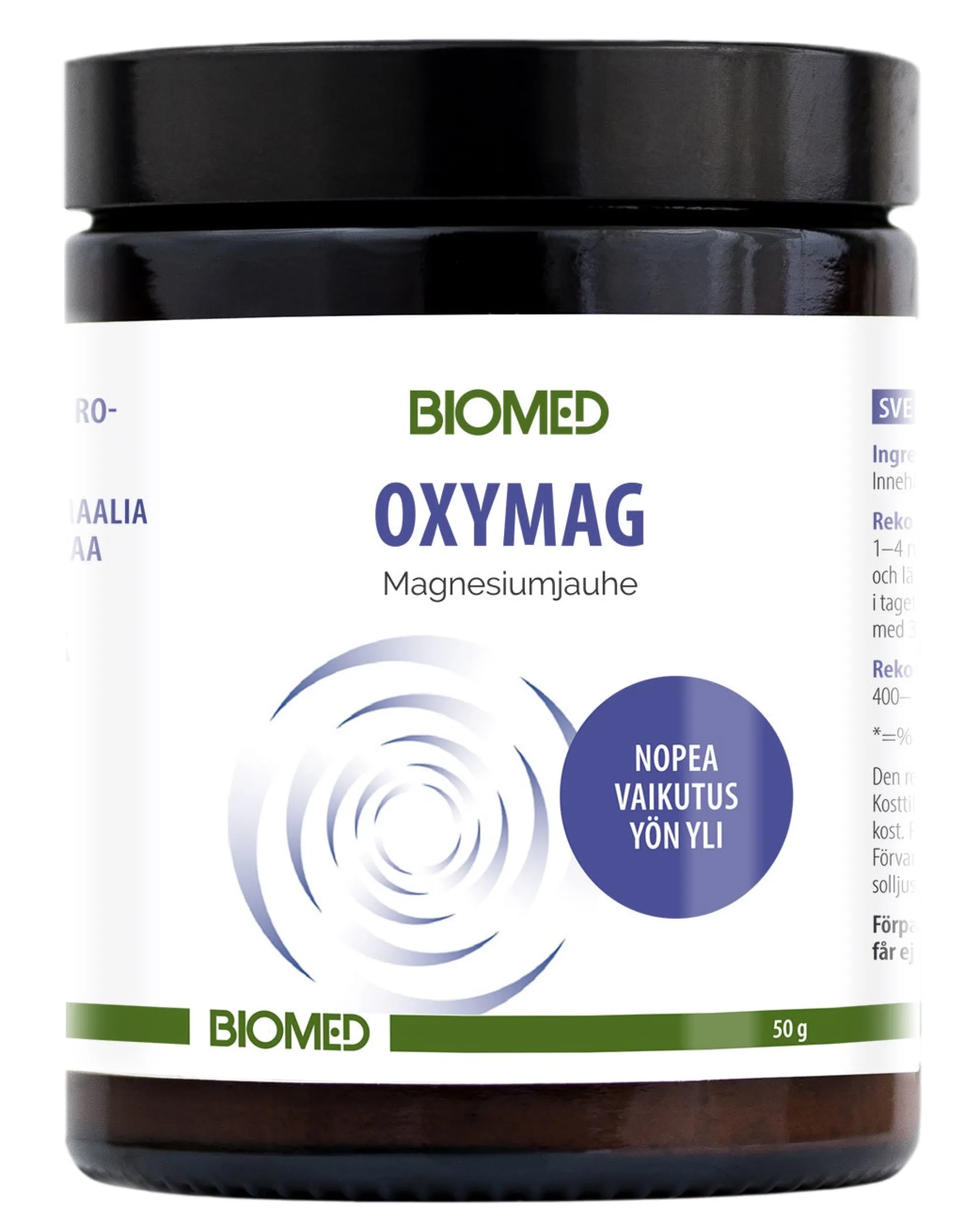 Oxymag-magnesiumjauhe, 50 g