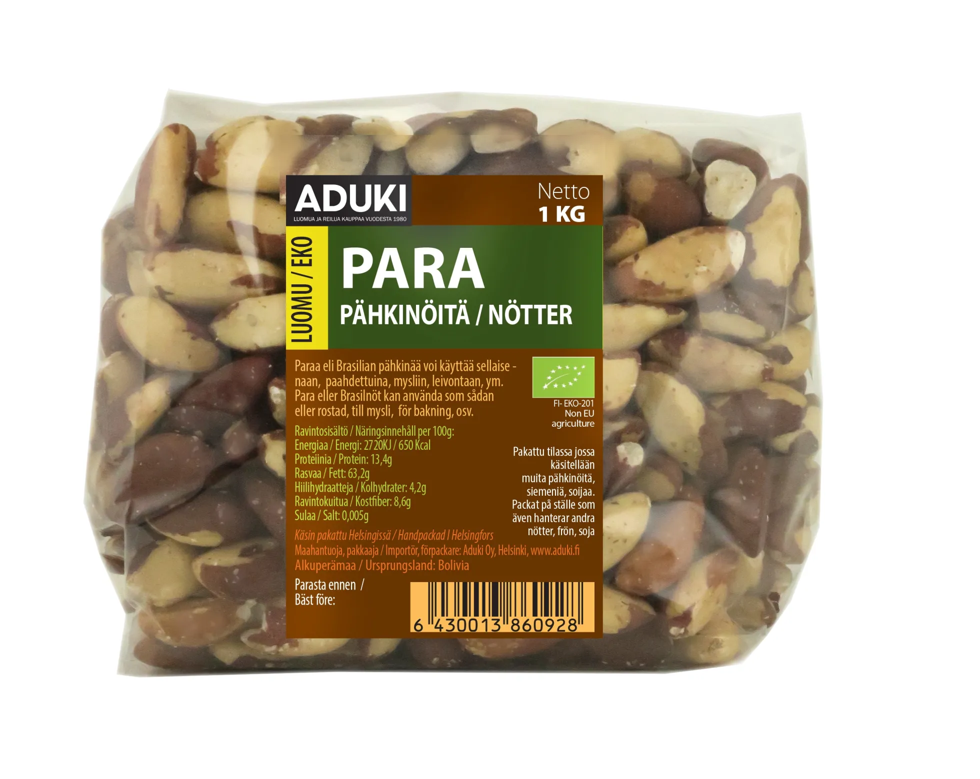 Parapähkinät, 1 kg