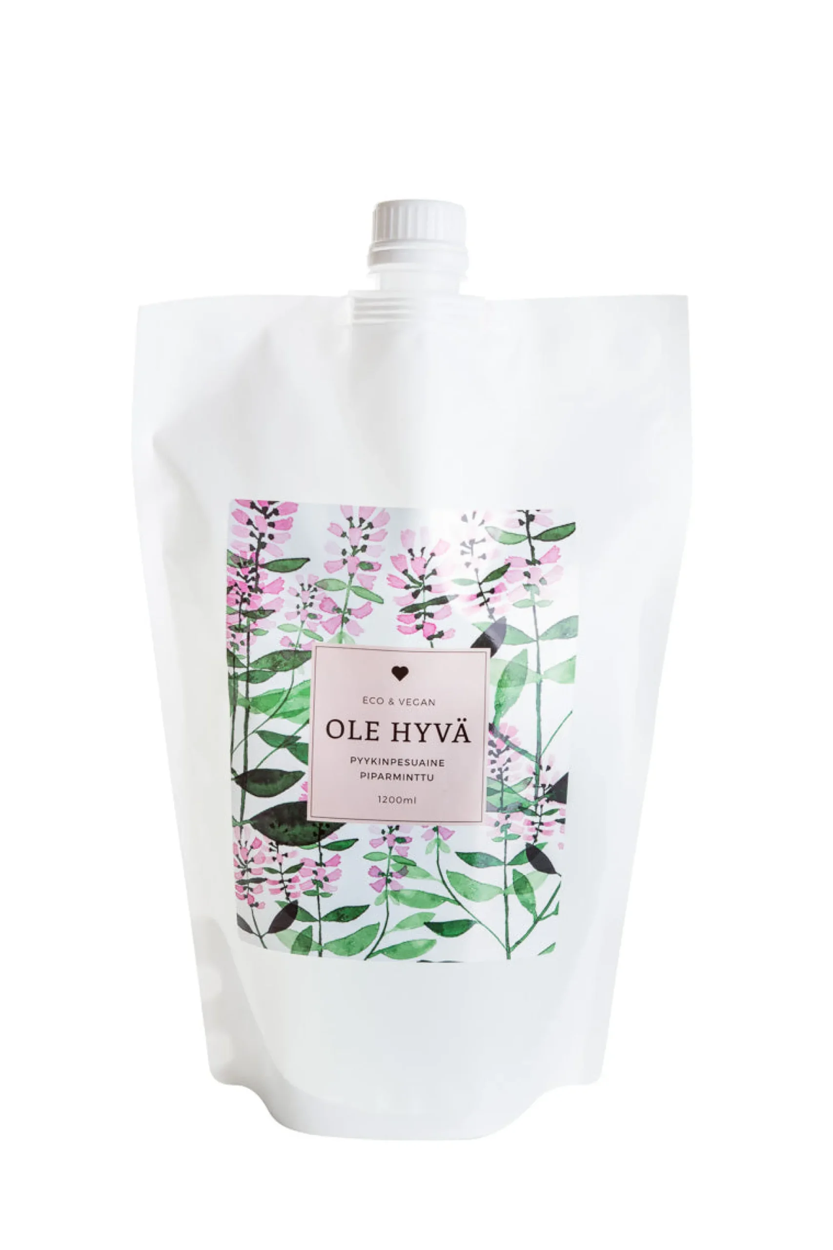 Pyykinpesuaine, piparminttu, täyttöpussi, 1200 ml