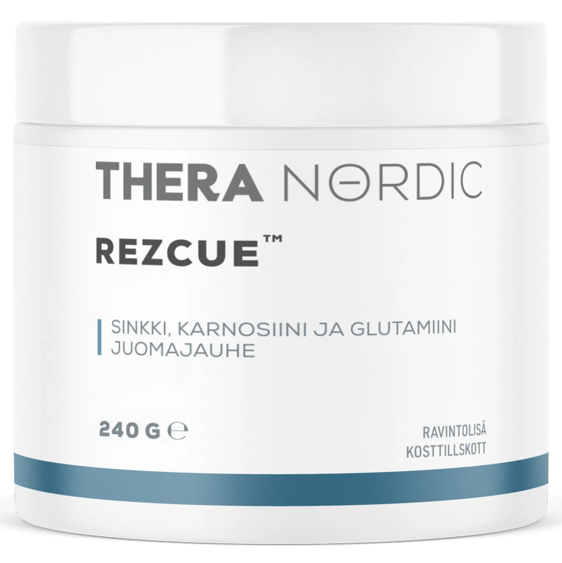 REZCUE Sinkkikarnosiini + Glutamiini, 240 g