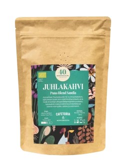 Ruohonjuuren 40-vuotisjuhlakahvi, varjokahvi, suodatinjauhettu, 200 g