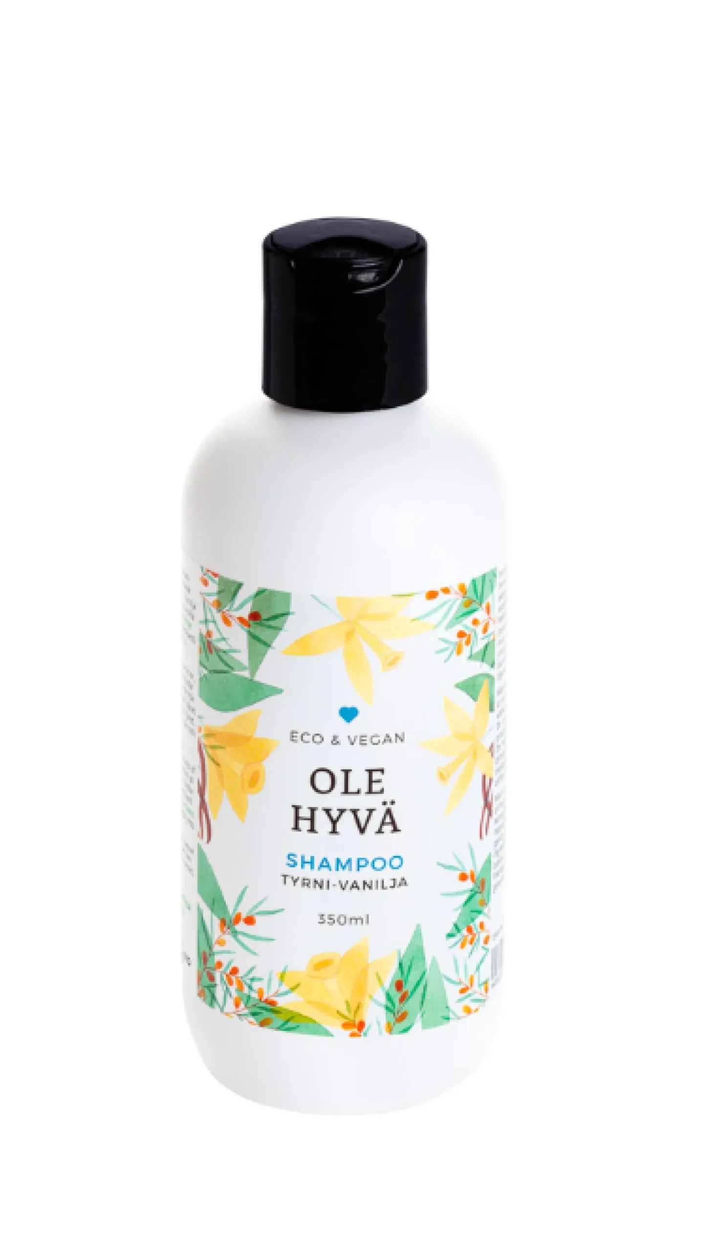 Shampoo, tyrni-vanilja, 350 ml