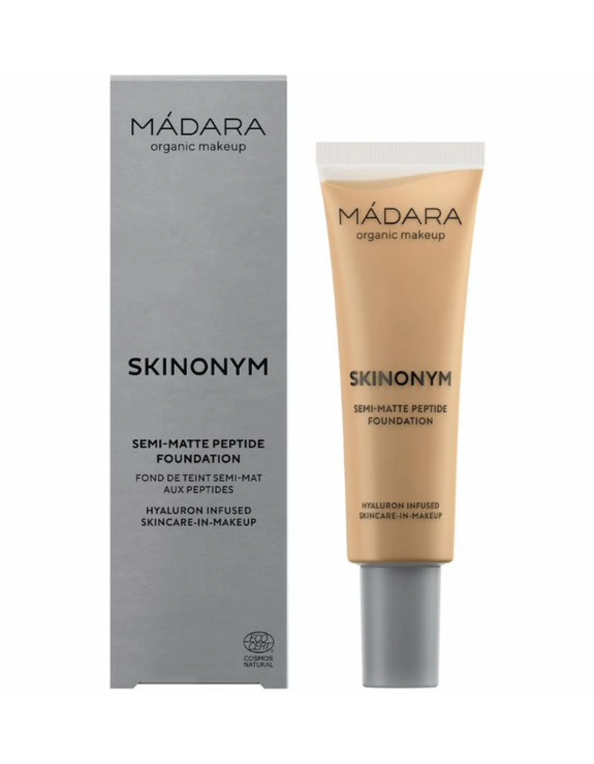 Skinonym Semi-Matte Peptide, #50 Golden Sand, 30 ml - meikkivoide