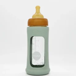 Wide Neck tuttipullo suojalla, 250 ml - seafoam blue